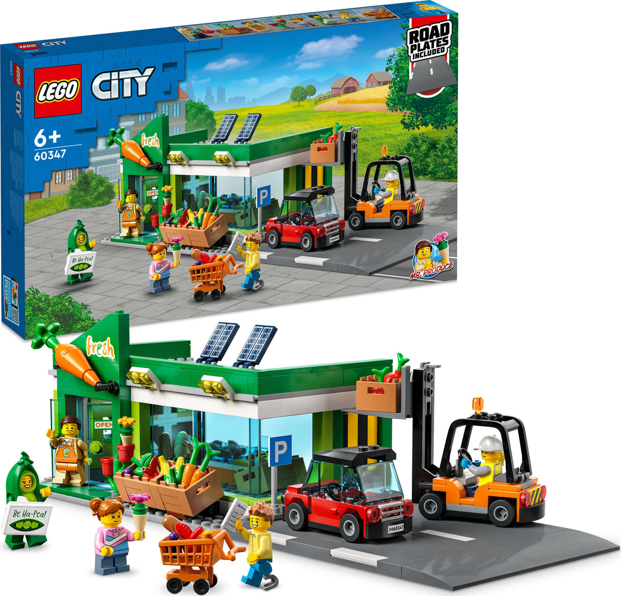 LEGO City Grocery Store Shop Set with Car