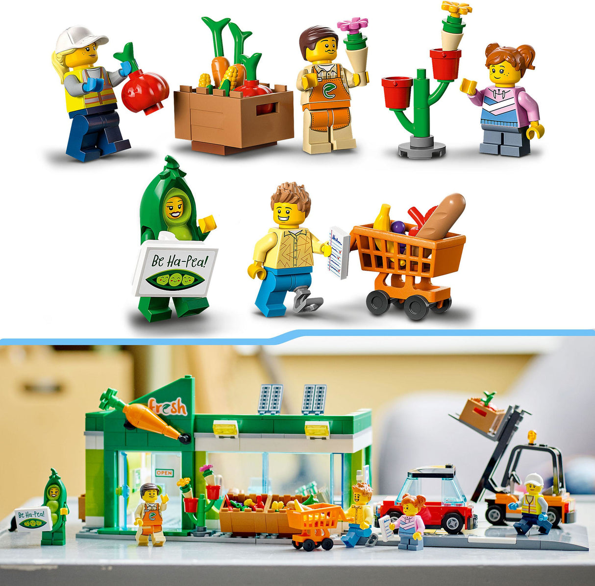LEGO City Grocery Store Shop Set with Car