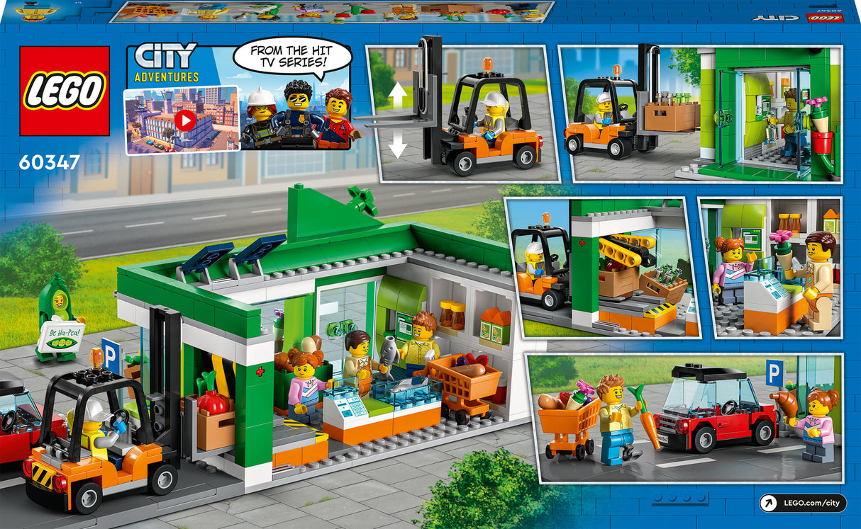 LEGO City Grocery Store Shop Set with Car