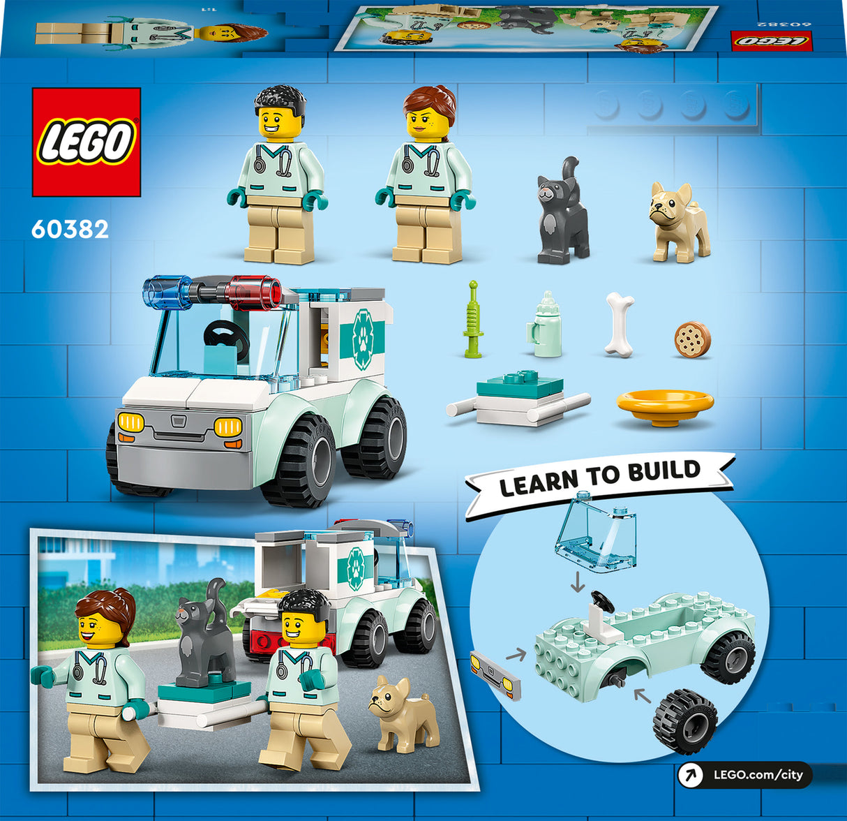 LEGO® City: Vet Van Rescue Animal Set