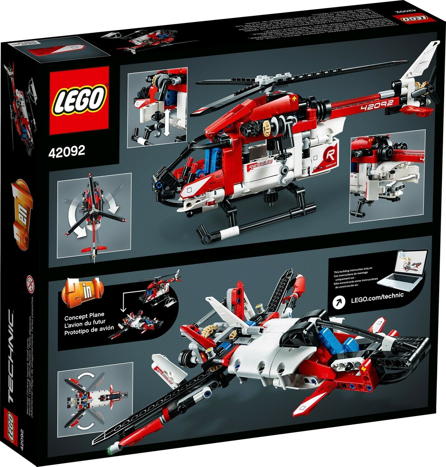42092 Rescue Helicopter Technic