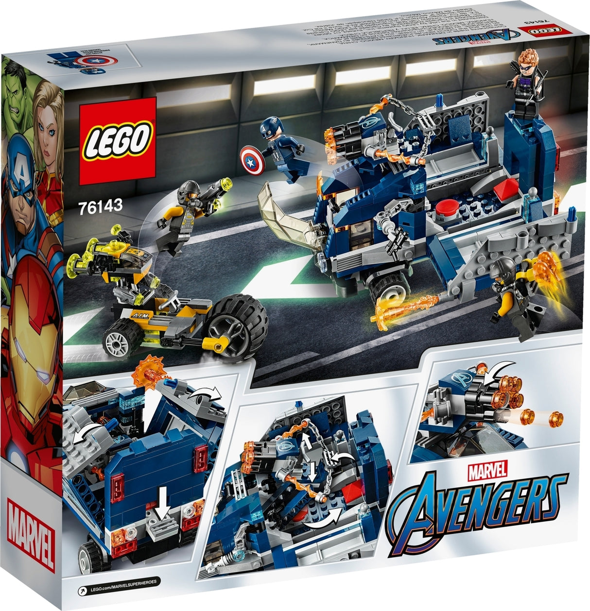 76143 Avengers Truck Takedown