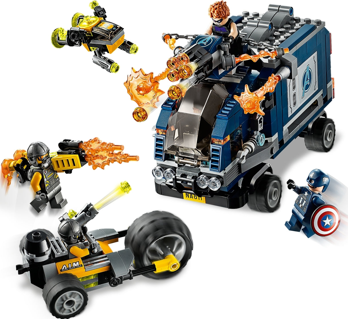 76143 Avengers Truck Takedown