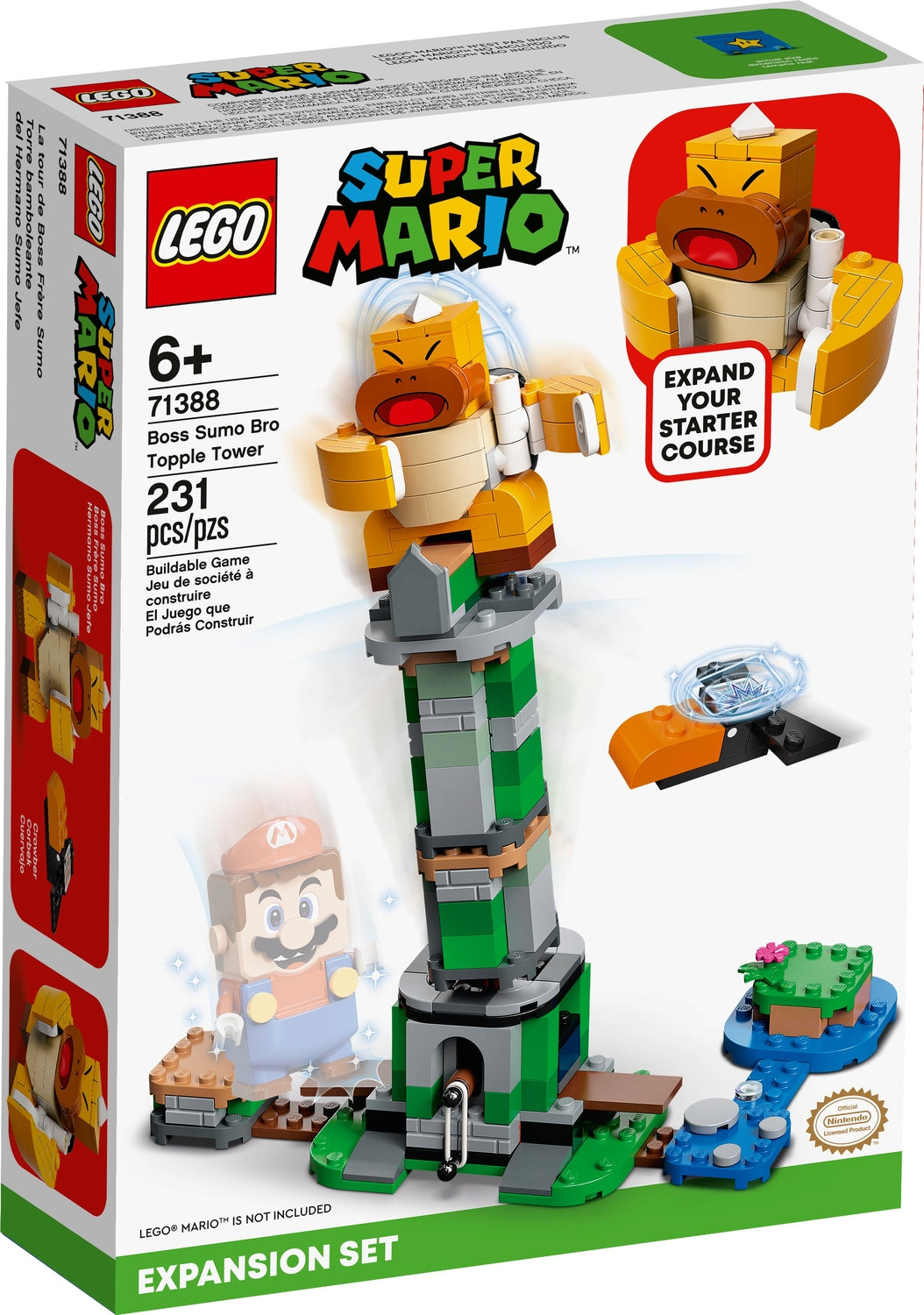 LEGO Super Mario: Boss Sumo Bro Topple Tower Expansion Set