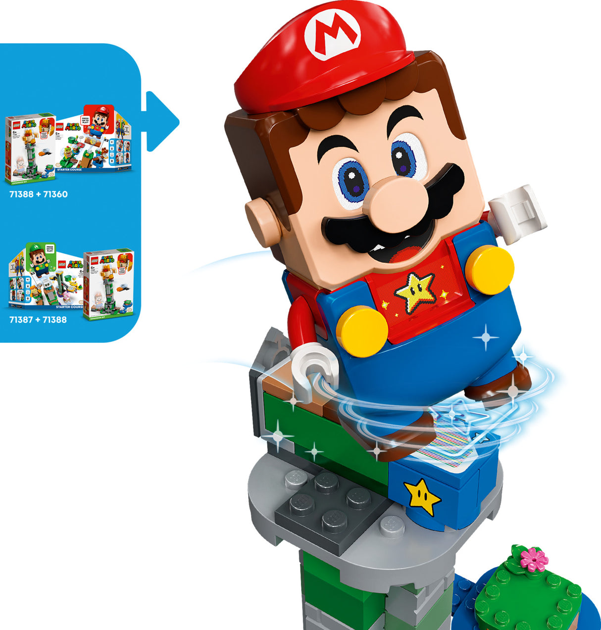 LEGO Super Mario: Boss Sumo Bro Topple Tower Expansion Set