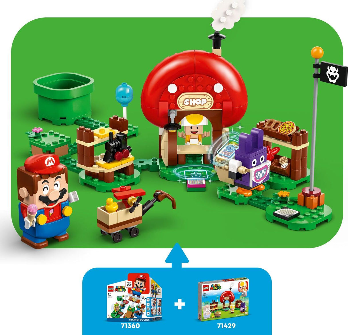 LEGO® Super Mario™ Nabbit at Toad's Shop Expansion Set