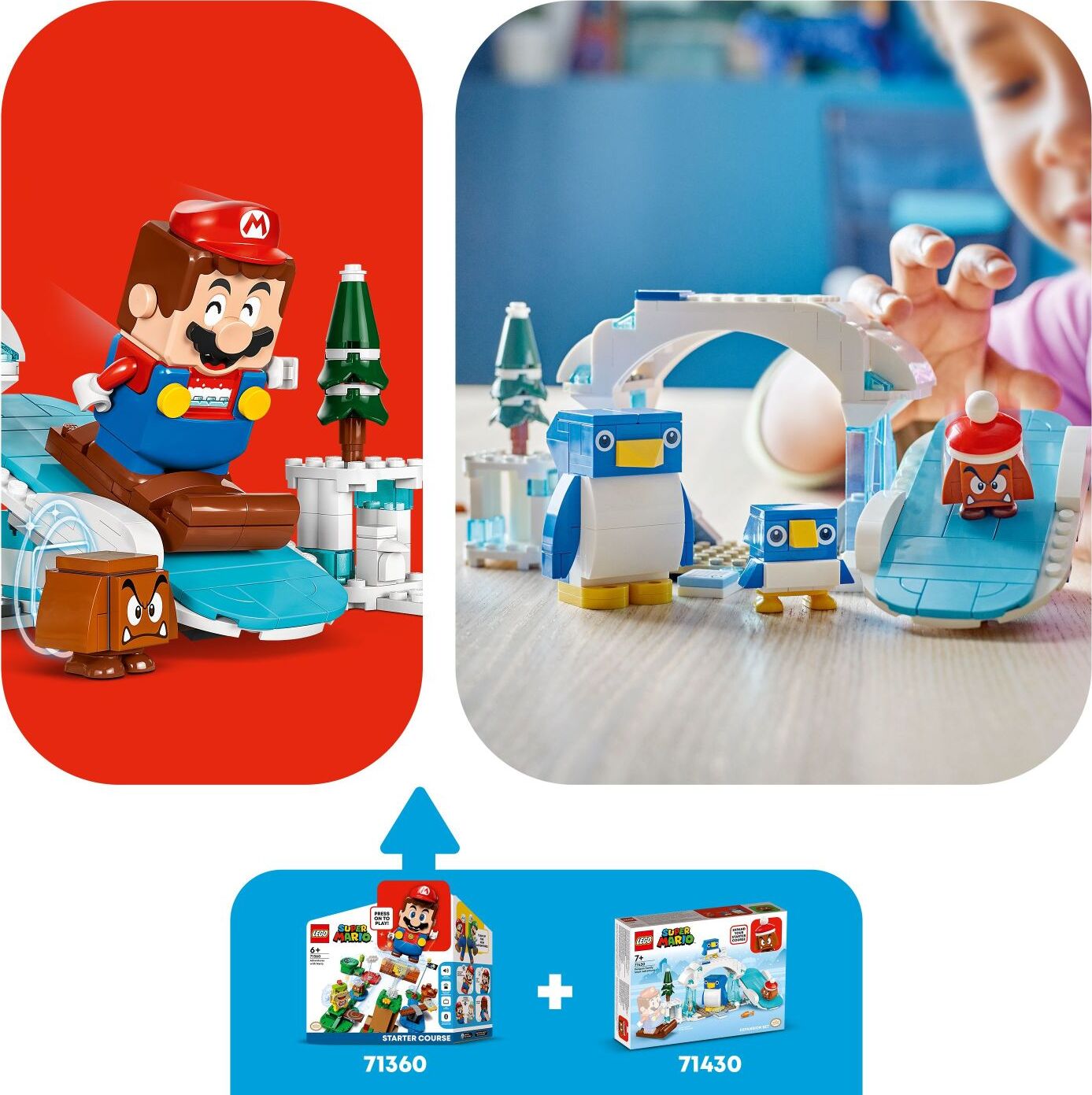 LEGO® Super Mario™ Penguin Family Snow Adventure Expansion Set