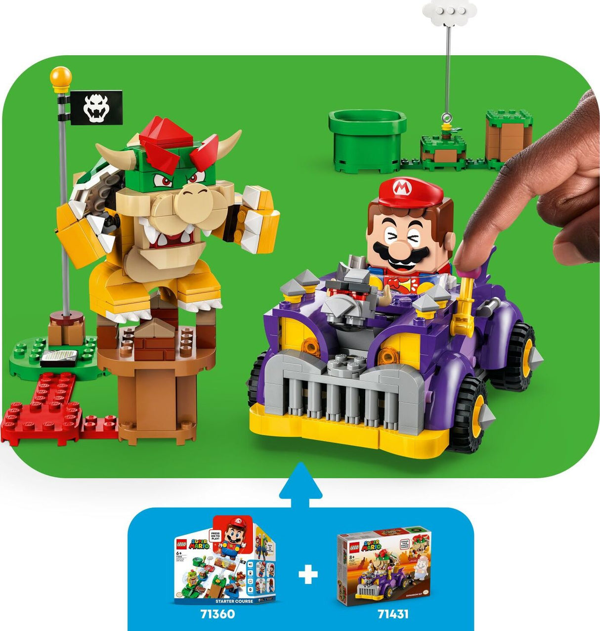 LEGO® Super Mario™ Bowser's Muscle Car Expansion Set