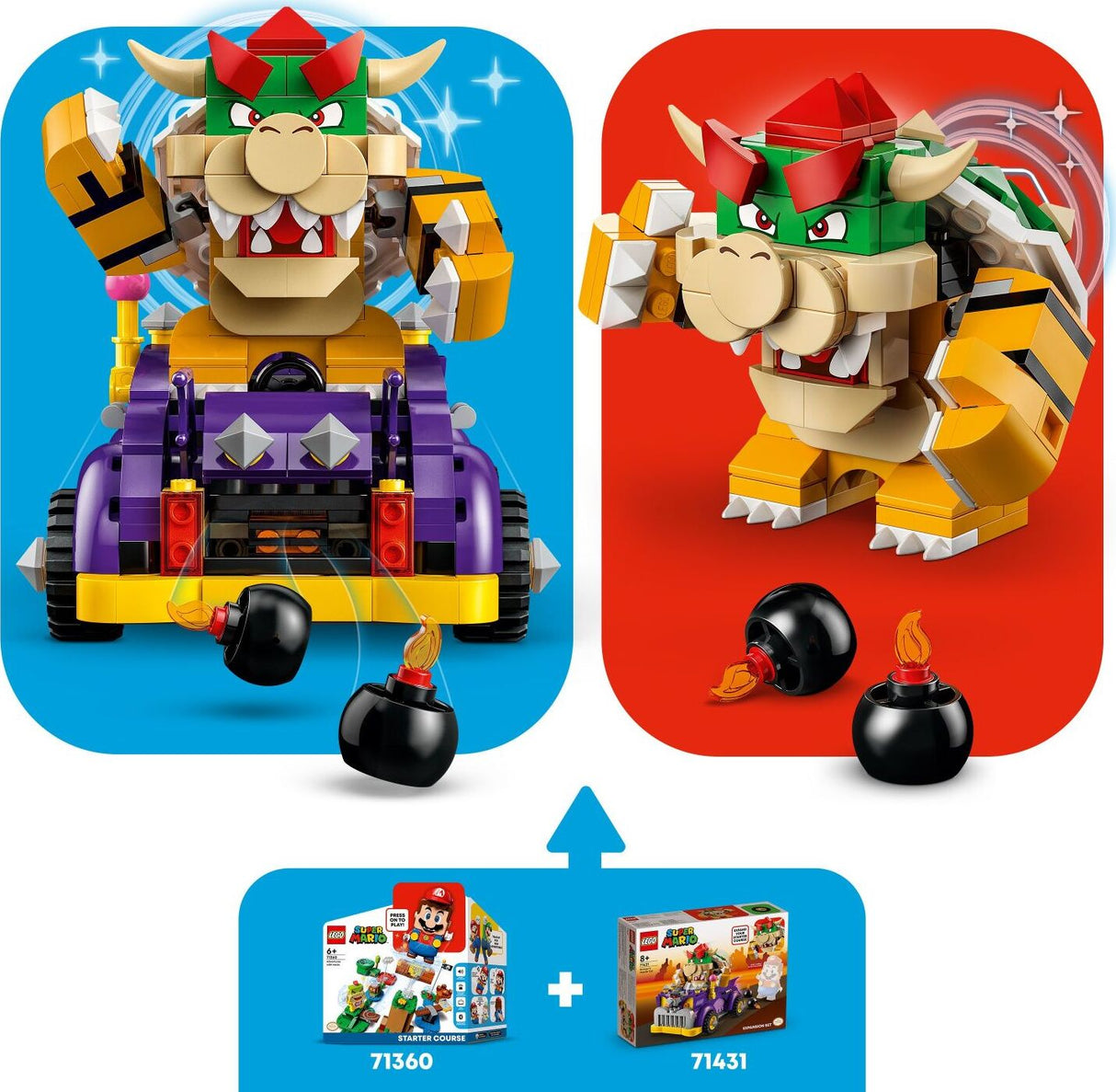 LEGO® Super Mario™ Bowser's Muscle Car Expansion Set