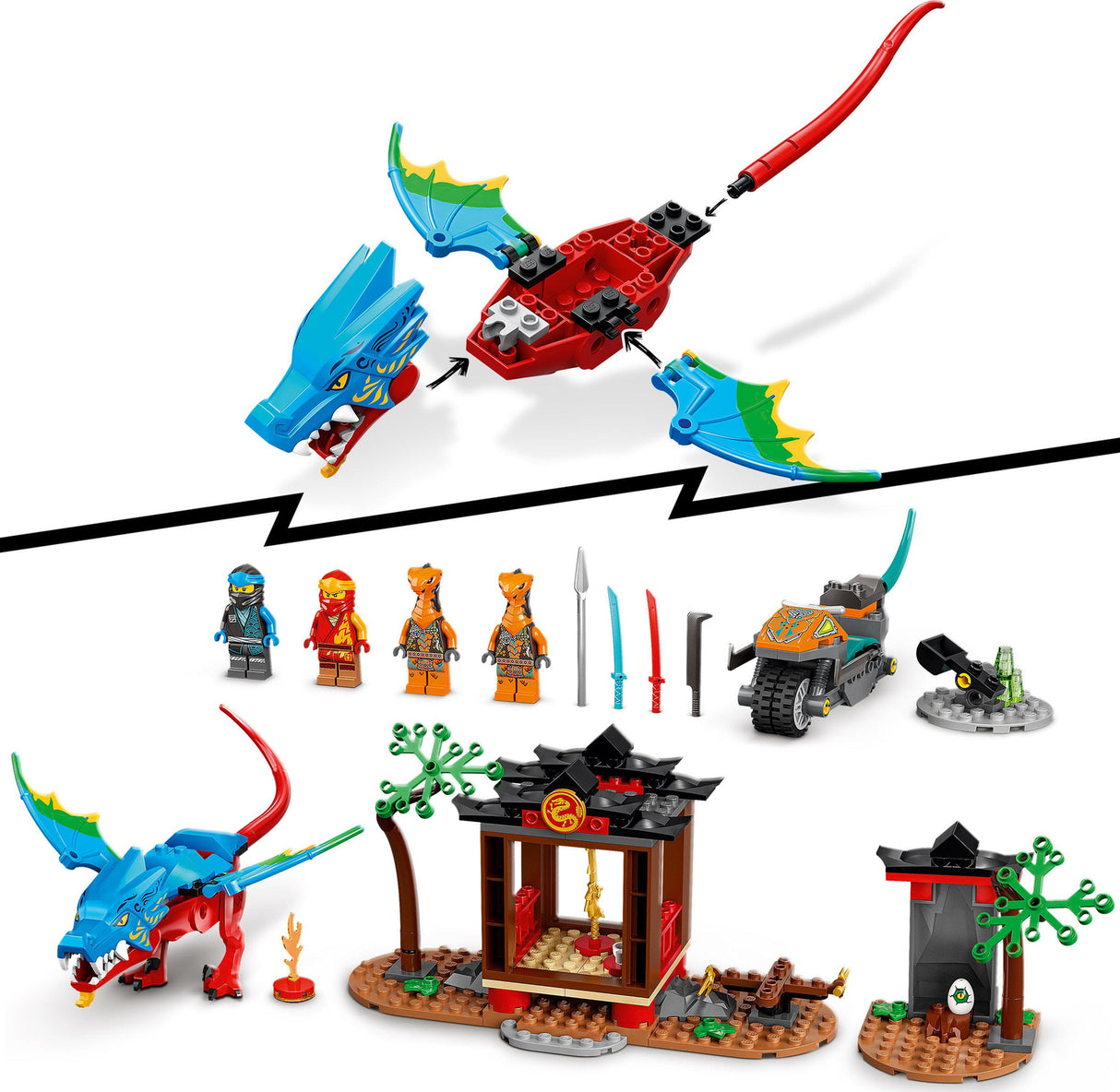 LEGO NINJAGO Ninja Dragon Temple Building Set