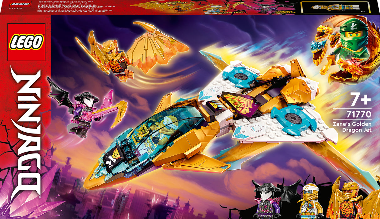 LEGO NINJAGO Zane's Golden Dragon Jet Set