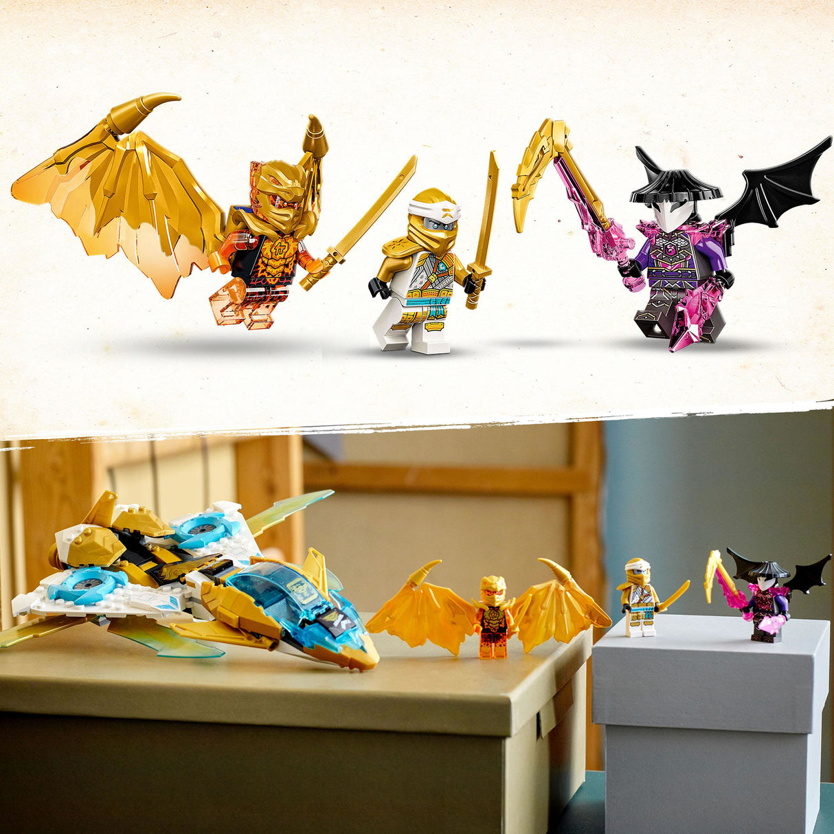 LEGO NINJAGO Zane's Golden Dragon Jet Set