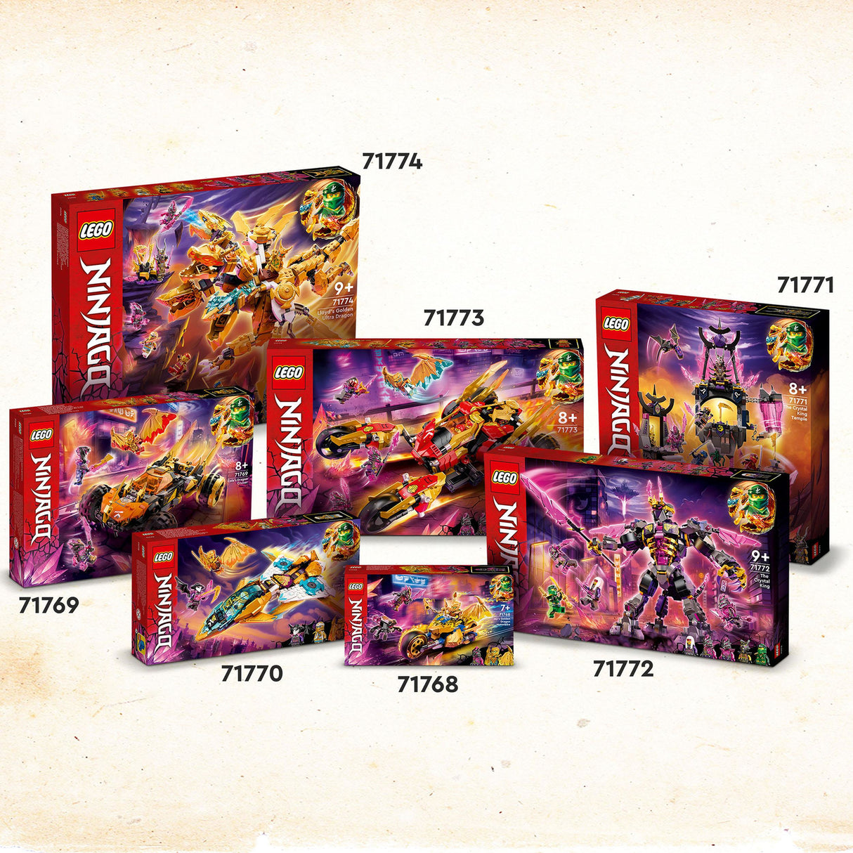 LEGO NINJAGO Zane's Golden Dragon Jet Set