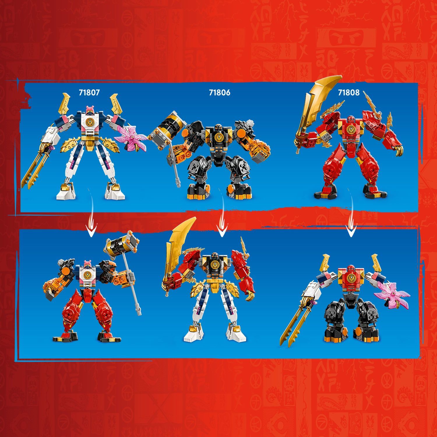 LEGO® NINJAGO® Sora's Elemental Tech Mech