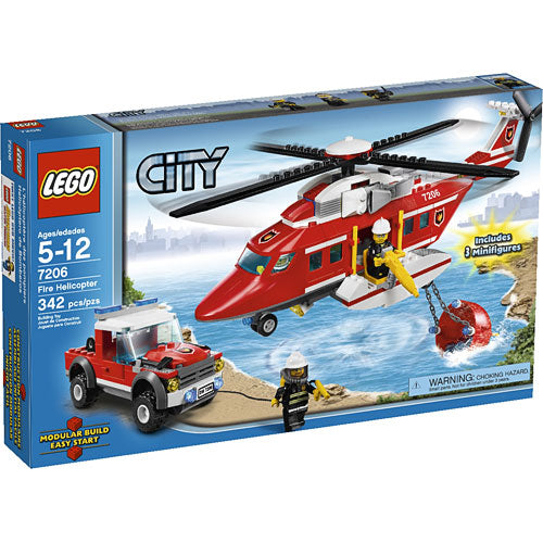 LEGO 7206 - Fire Helocopter 342 pcs (City)