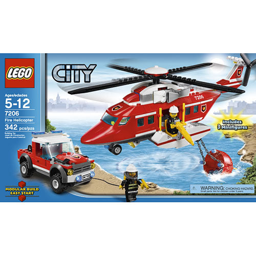 LEGO 7206 - Fire Helocopter 342 pcs (City)