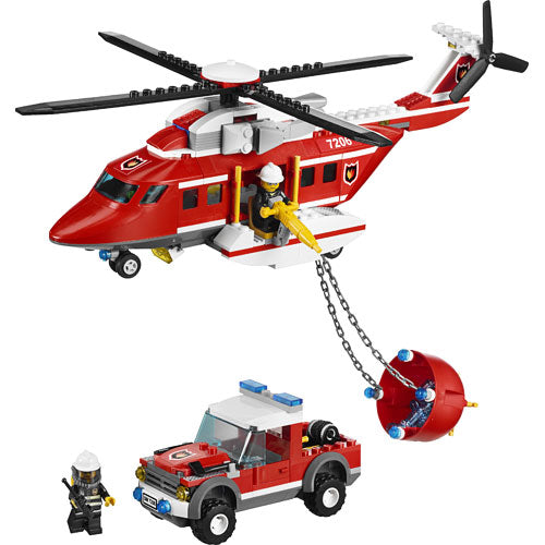 LEGO 7206 - Fire Helocopter 342 pcs (City)
