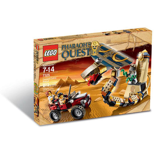 LEGO 7325 - Adventurer Pharaoh's Quest Cursed Cobra Statue 213pcs