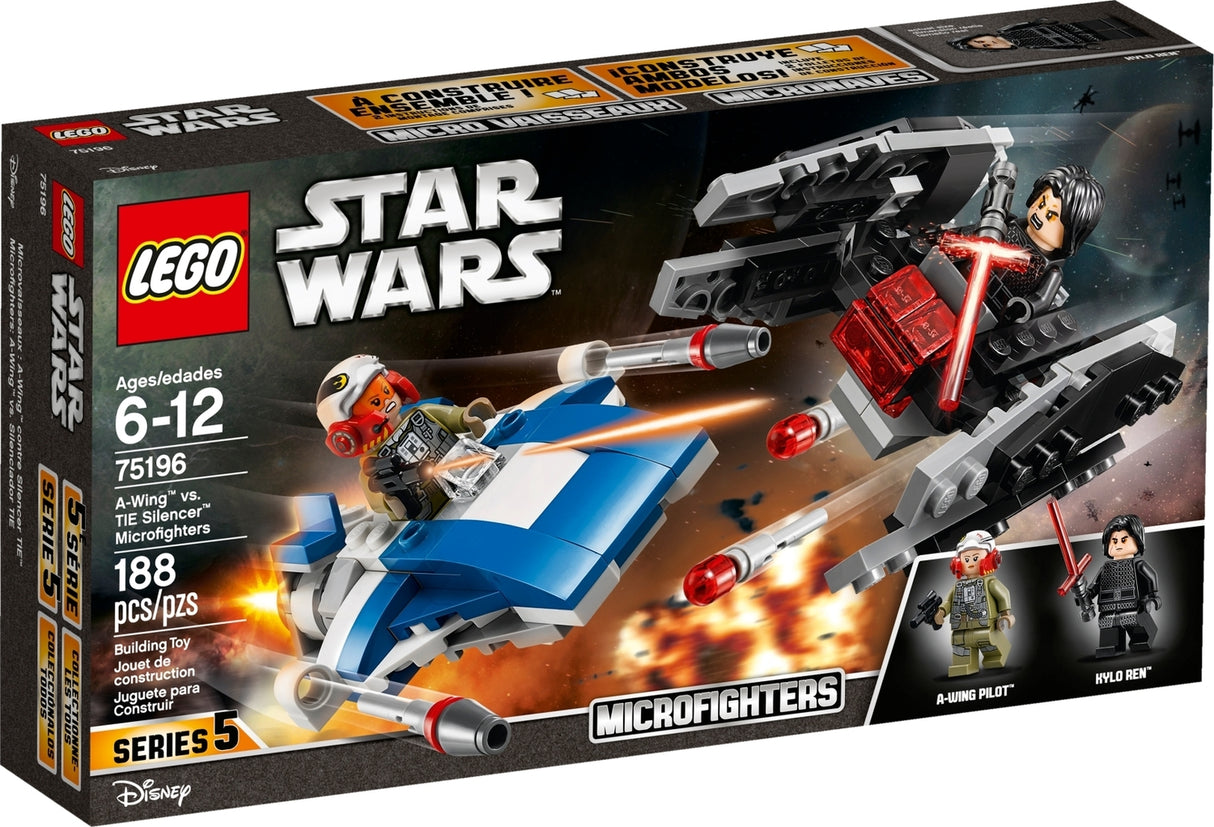 LEGO Star Wars TM - A-Wing vs. TIE Silencer Microfighters
