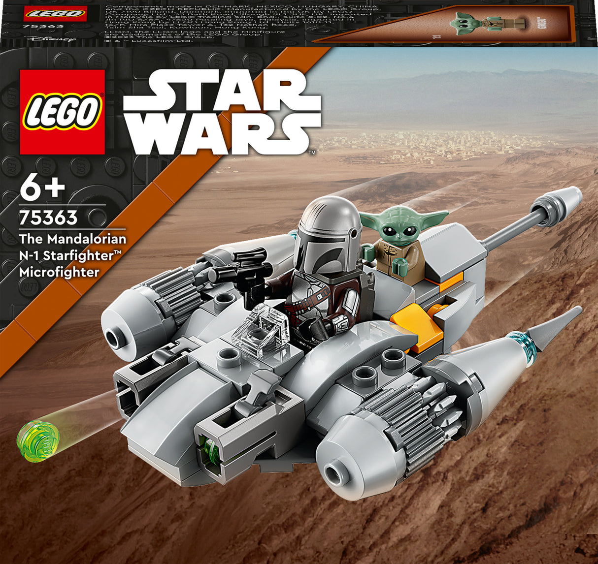 LEGO Star Wars The Mandalorian N-1 Starfighter Microfighter