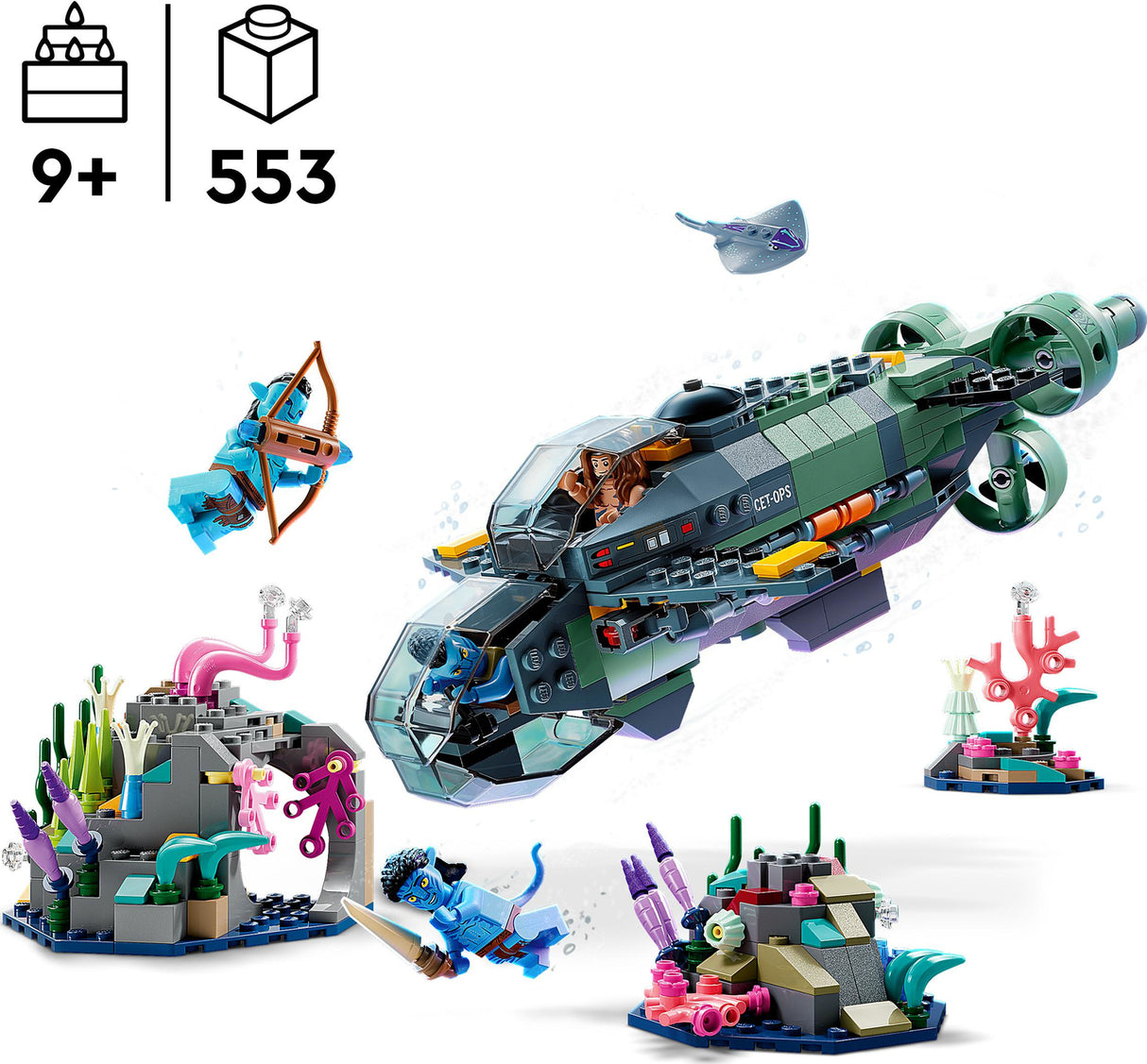 LEGO® Avatar: Mako Submarine