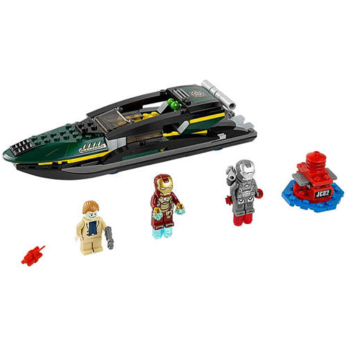LEGO Ironman Extremis Seaport BAttle