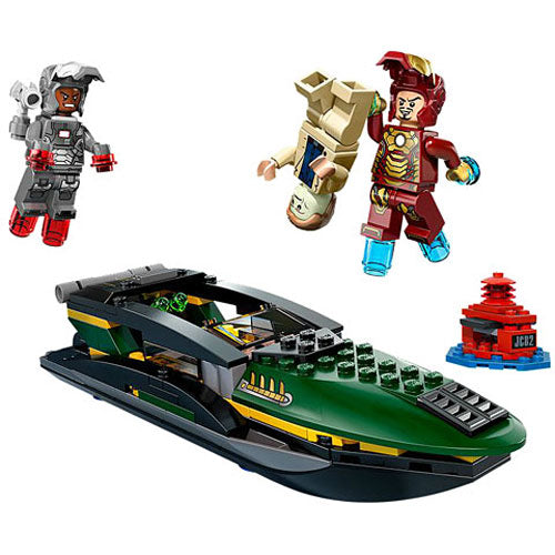 LEGO Ironman Extremis Seaport BAttle
