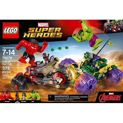 LEGO Hulk vs. Red Hulk