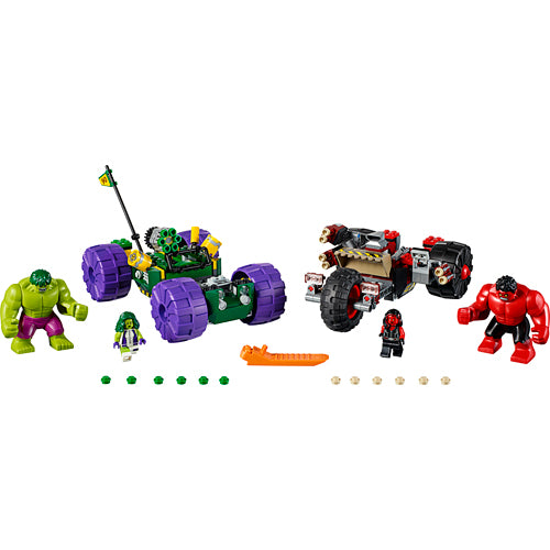 LEGO Hulk vs. Red Hulk