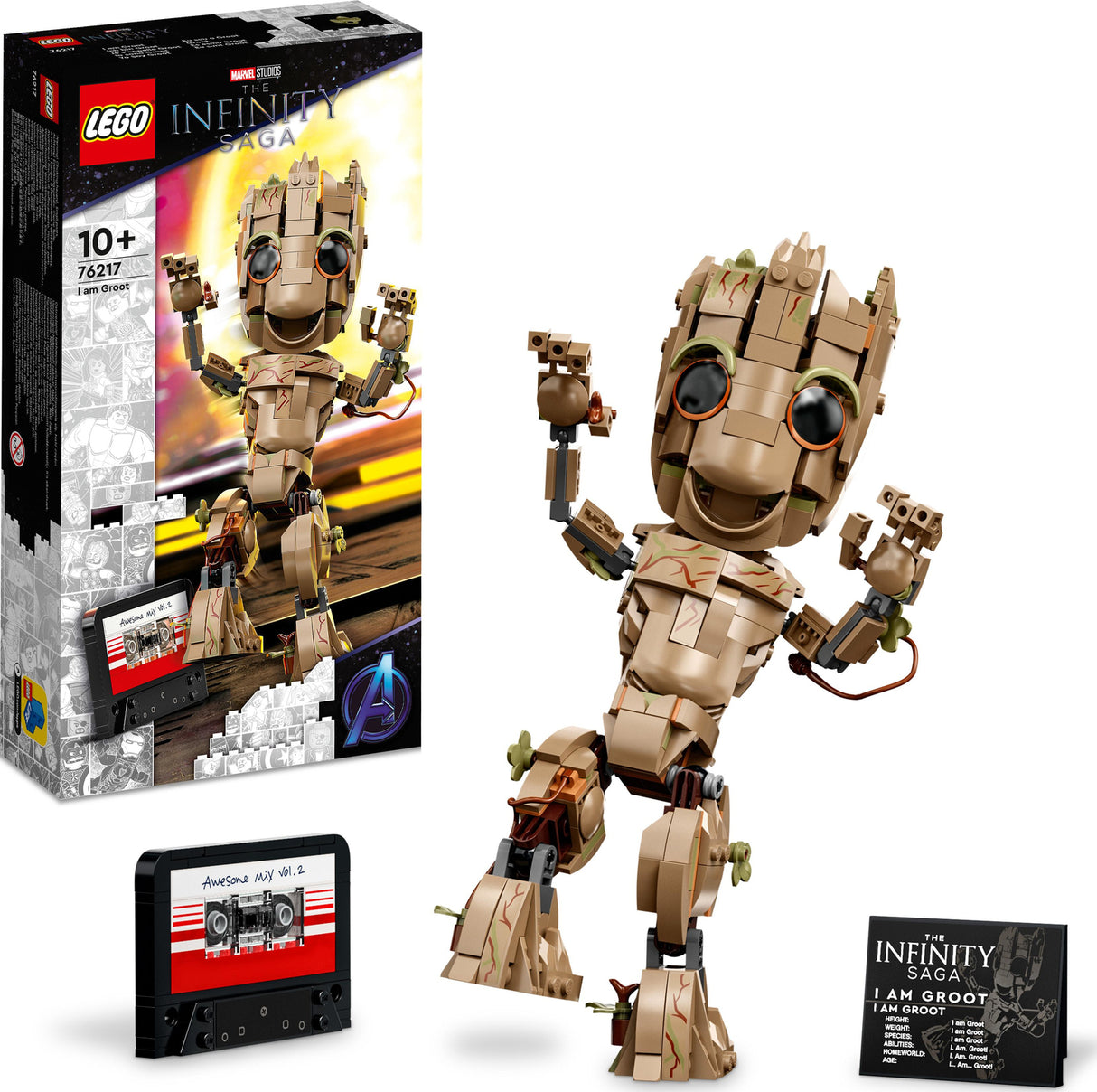LEGO Marvel I am Groot Buildable Toy Set