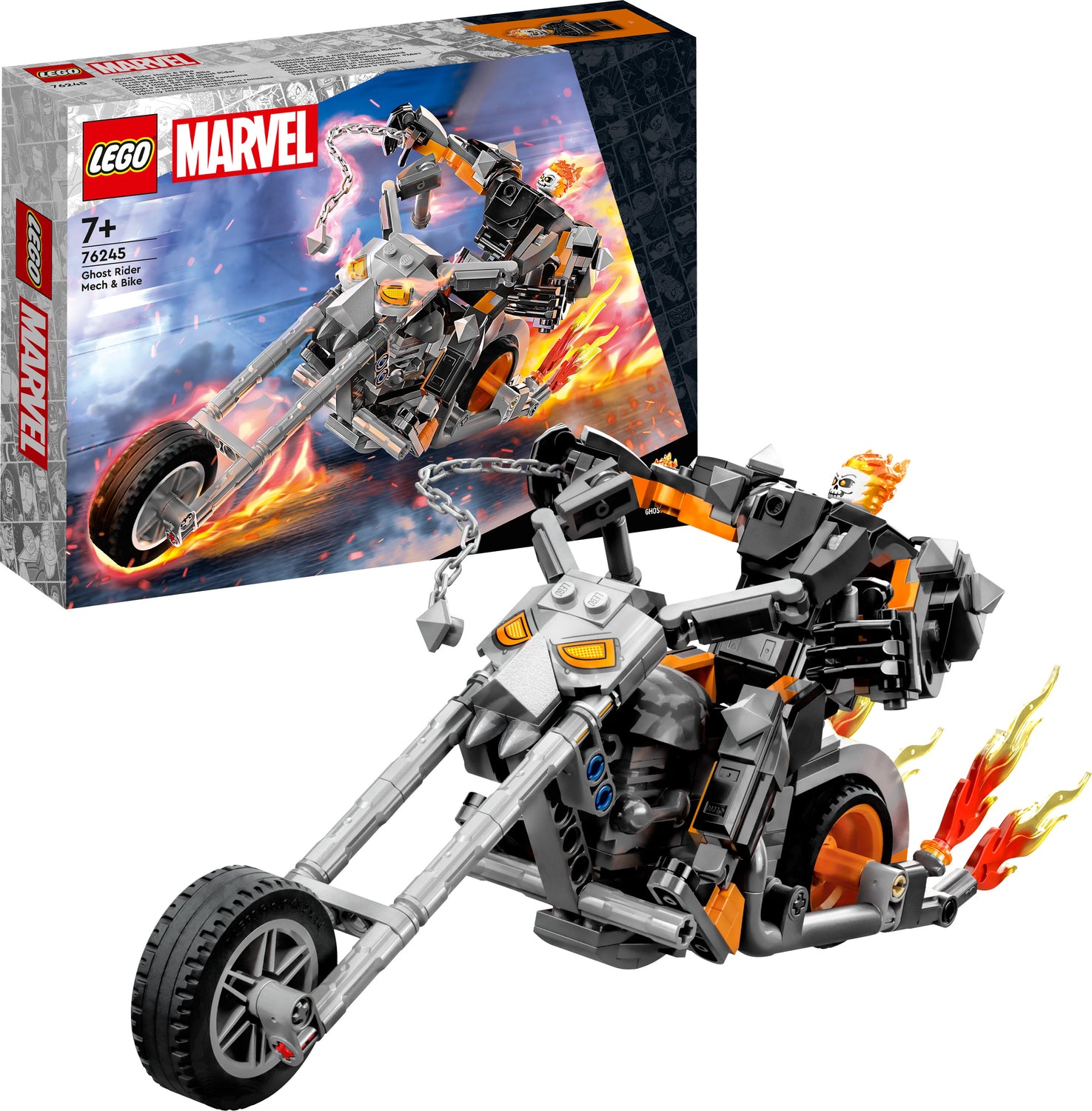 LEGO® Super Heroes: Ghost Rider Mech & Bike