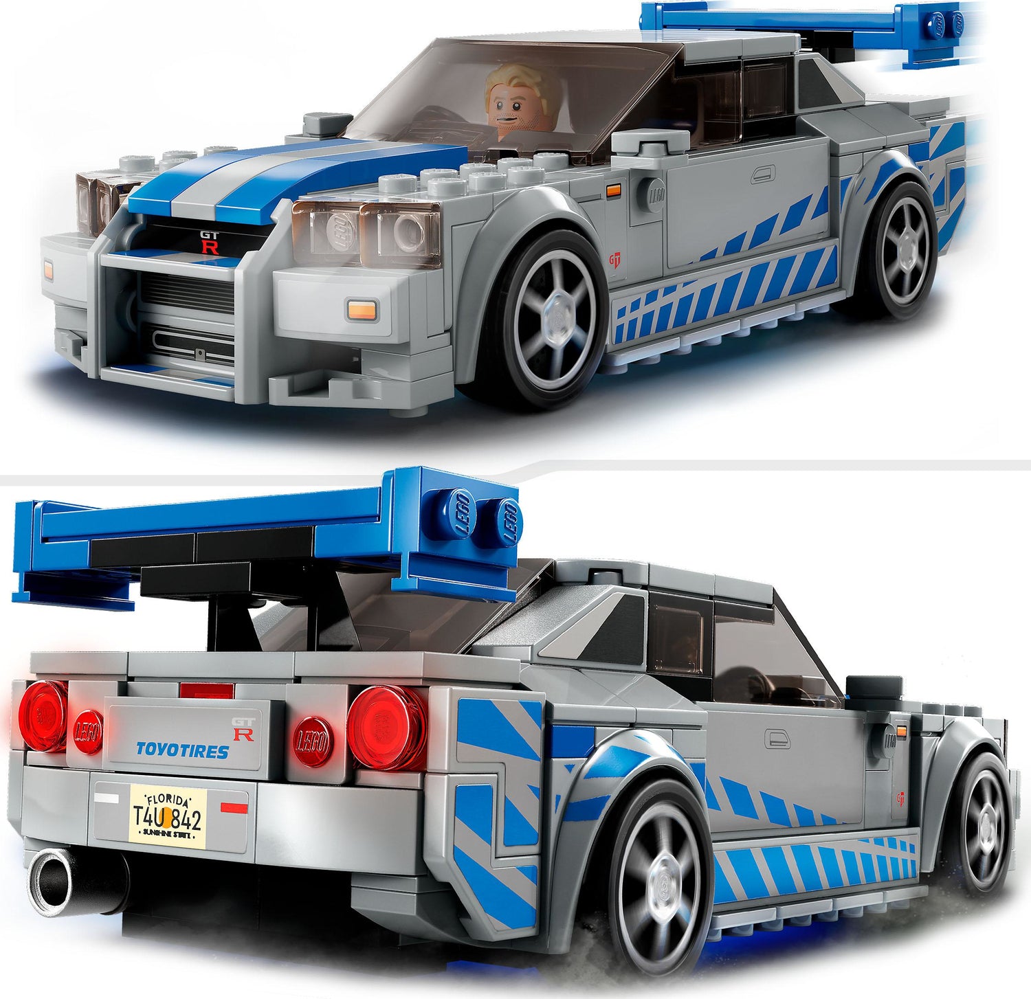 LEGO® Speed Champions 2 Fast 2 Furious Nissan Skyline GT-R (R34)