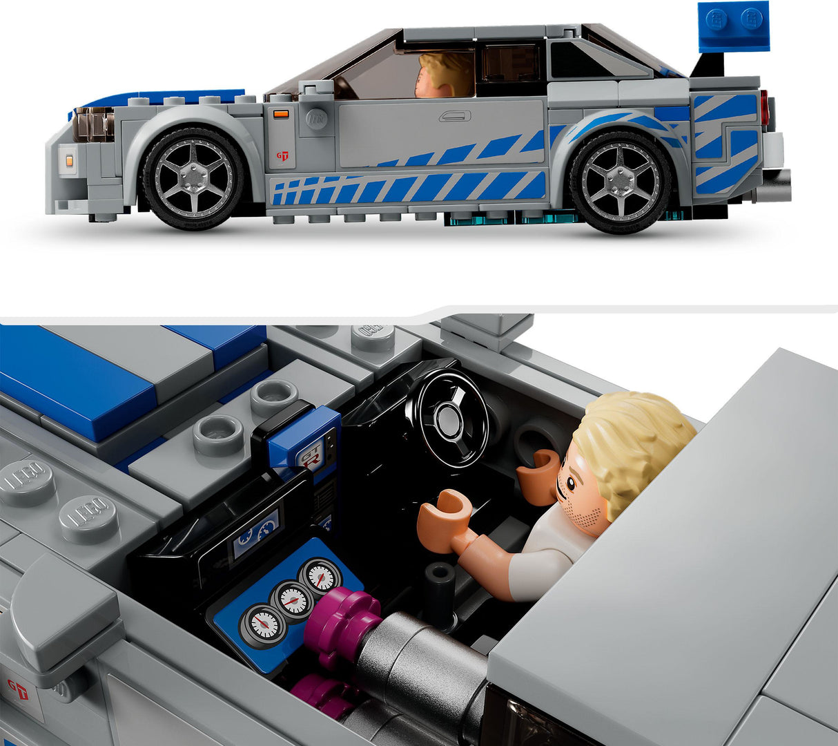 LEGO® Speed Champions 2 Fast 2 Furious Nissan Skyline GT-R (R34)
