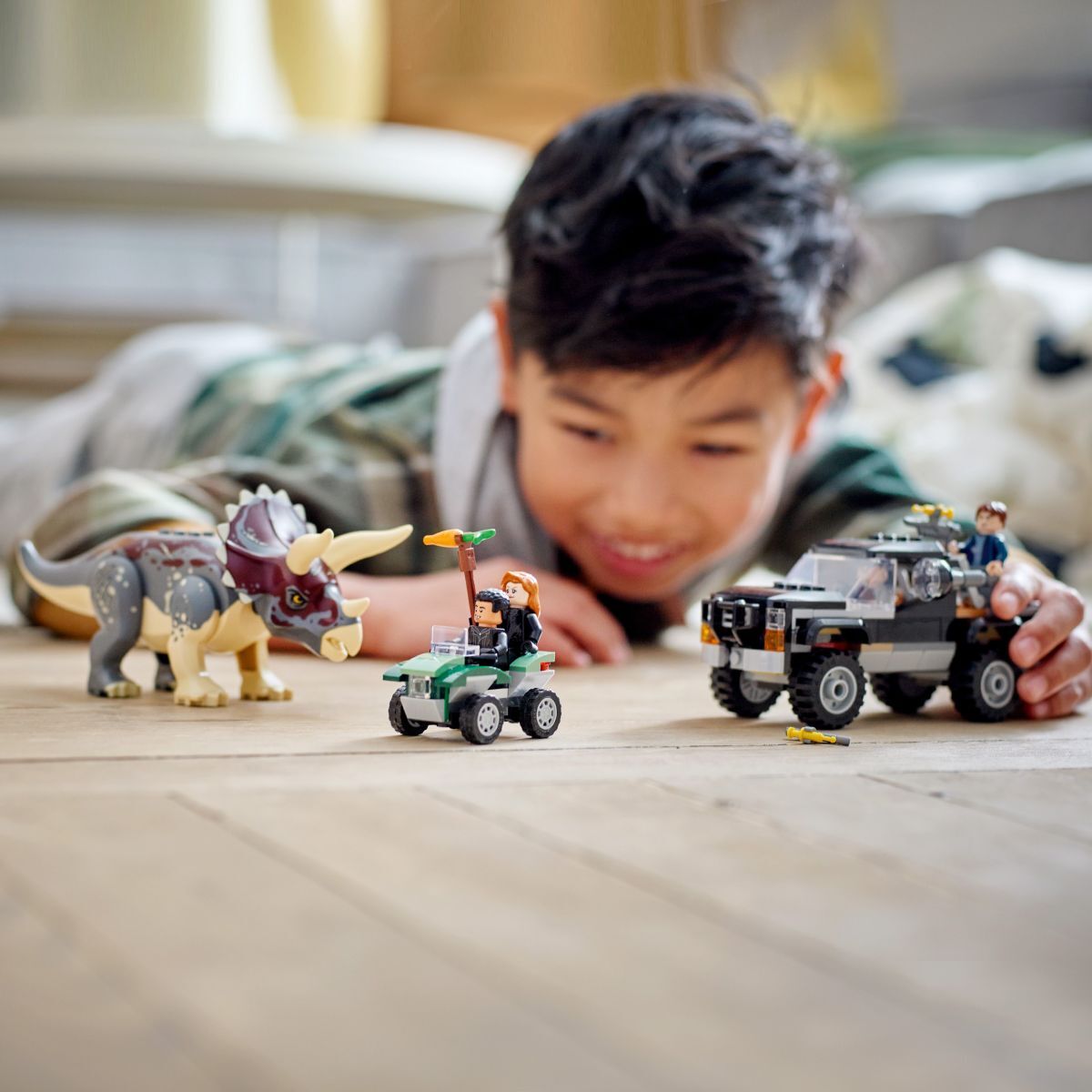 LEGO® Jurassic World: Triceratops Pickup Truck Ambush