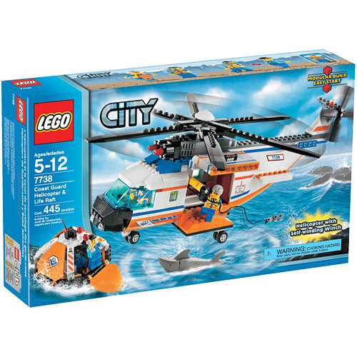 LEGO helicopter and rescue