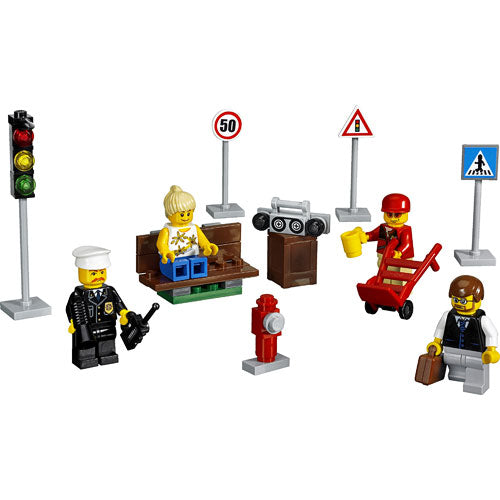 LEGO 8401 City Minifigure Collection age 5-12  60 pieces