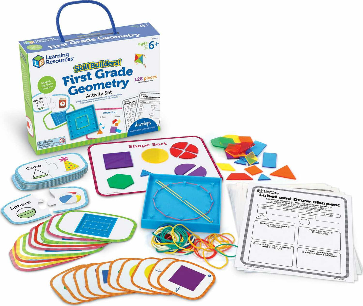 Skill Builders! First Grade Geometry Activity Set