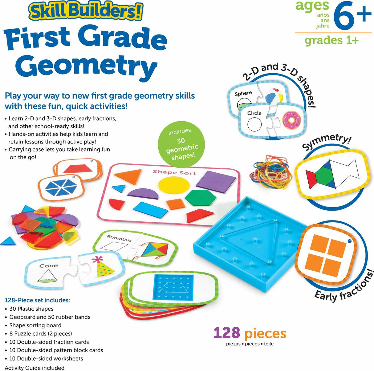 Skill Builders! First Grade Geometry Activity Set