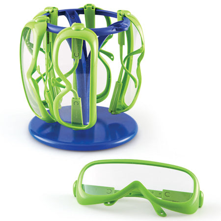 Safety Glasses Set of 6 In A Stand