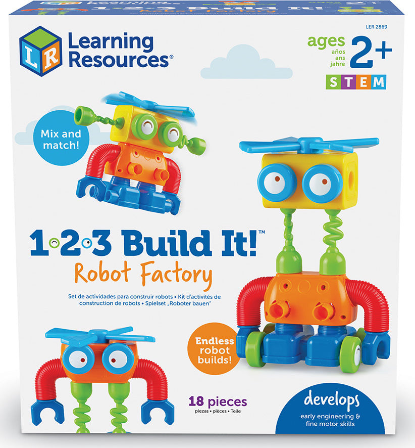 1-2-3 Build It Robot Factory
