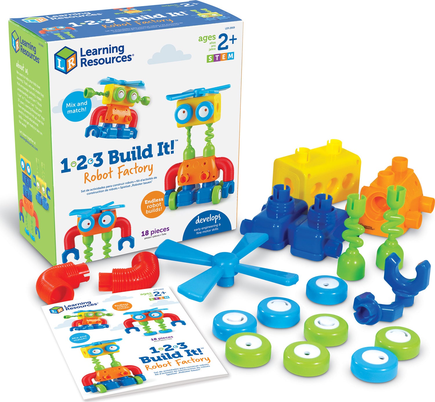 1-2-3 Build It Robot Factory