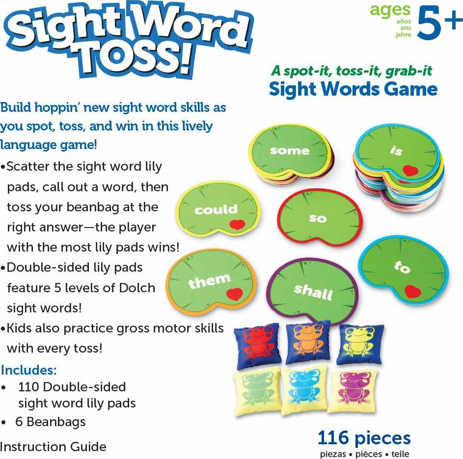Sight Words Toss