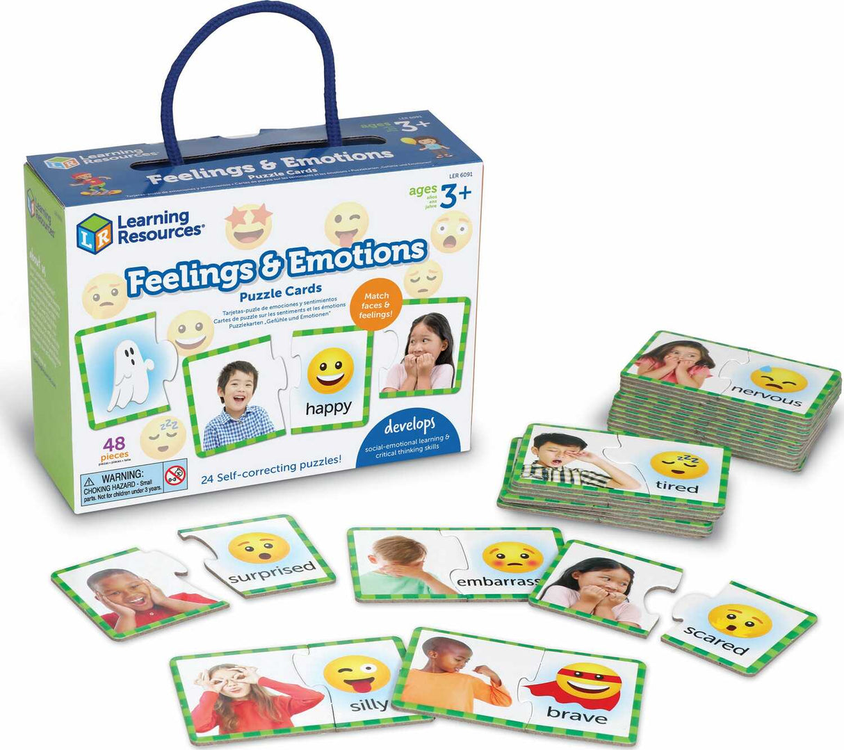 Feelings and Emotions Puzzle Cards