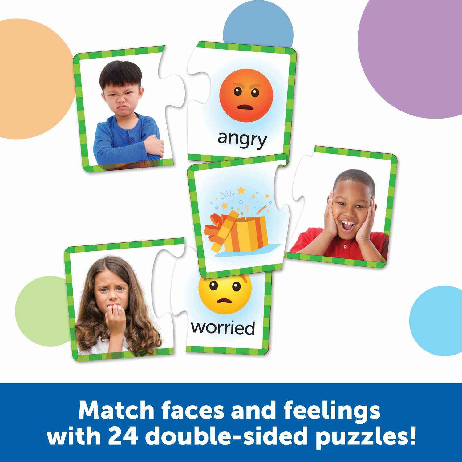 Feelings and Emotions Puzzle Cards