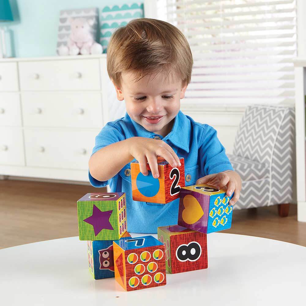 Learning Essentials Numbers Shapes Puzzle Blocks