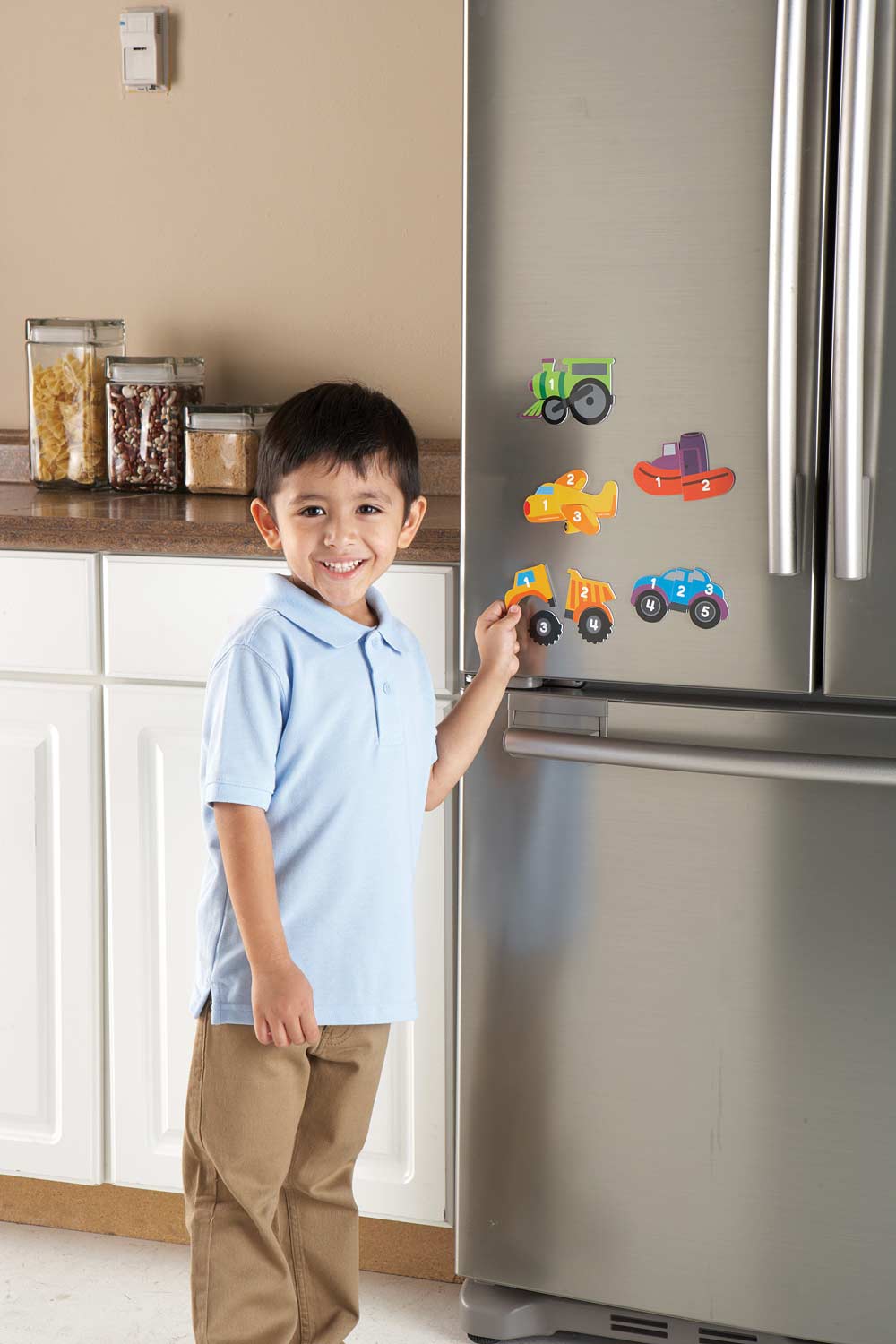 Learning Essentials Magnetic Counting Vehicle Puzzles