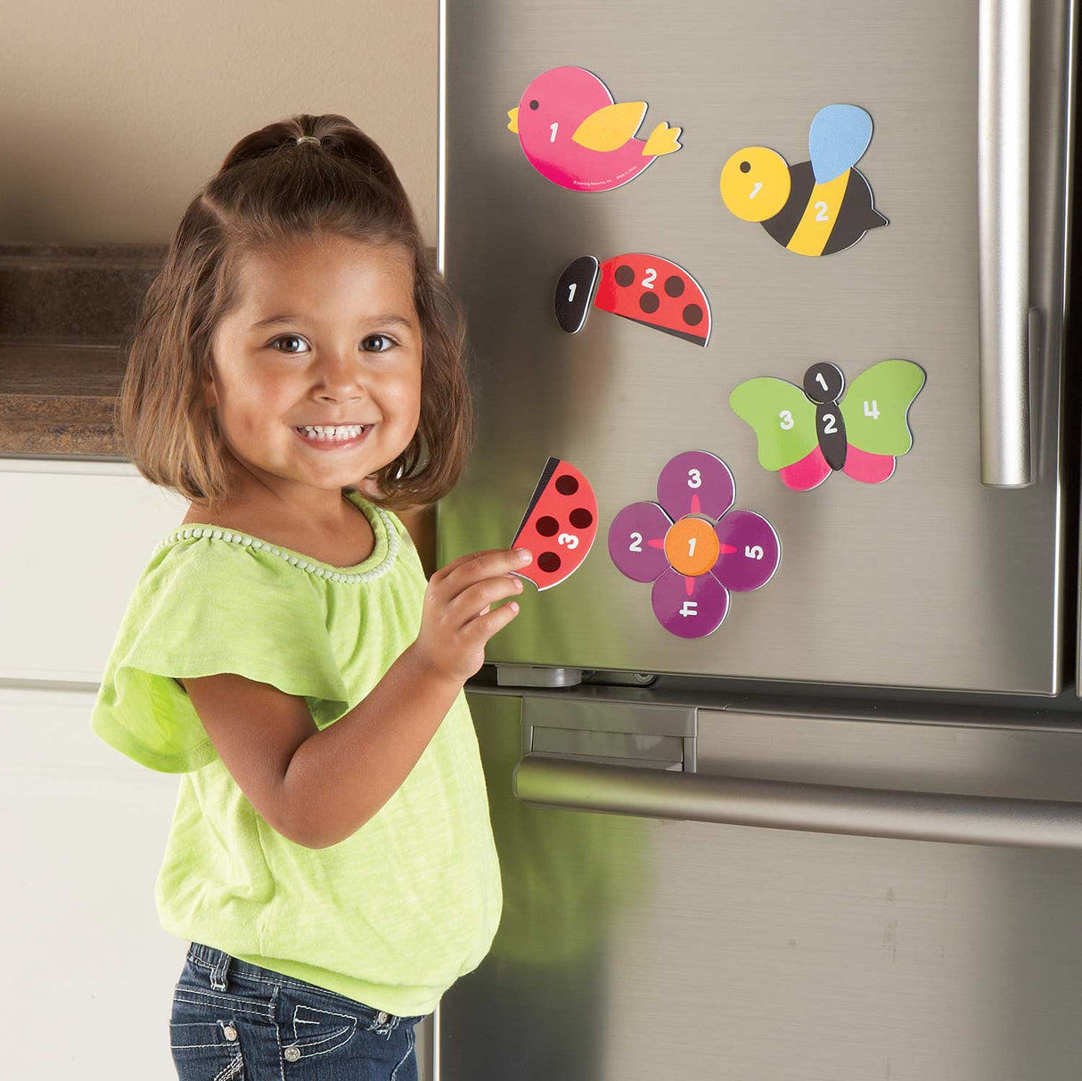 Learning Essentials Magnetic Counting Garden Puzzles