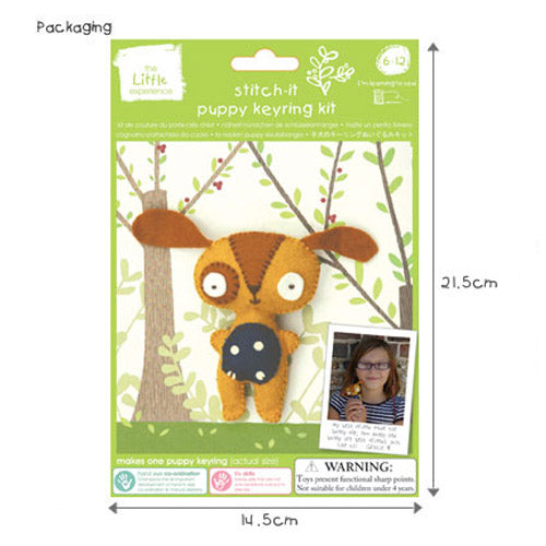 stitch it puppy key ring kit