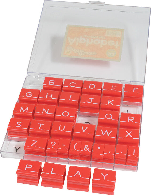 Alphabet Stamps - Uppercase - Large - Set of 34