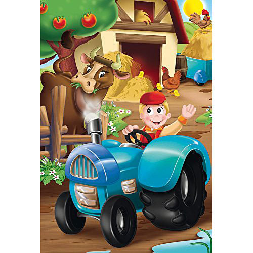 SCHMIDT Child 2 x 48 Farm Animals Puzzle (48-Piece)